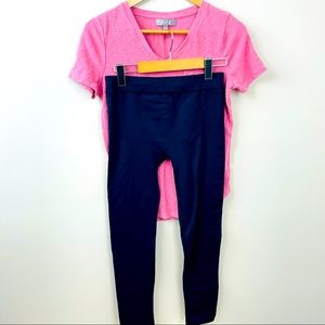 Pink and navy outfit! Gently used condition.Size M